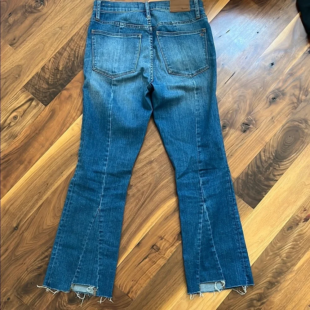 Madewell Cali Demi Boot Crop Women's Jeans Denim Back Seam 28 - Picture 5 of 7